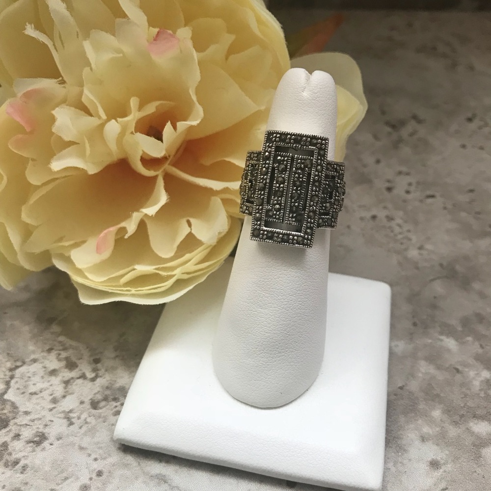 Sterling Silver Marcasite Ring